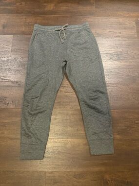 Helmut Lang Heather Gray Drawstring Joggers